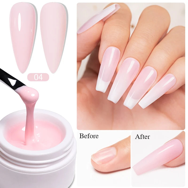 Color Quick-Build Fiberglass Base Gel Nail