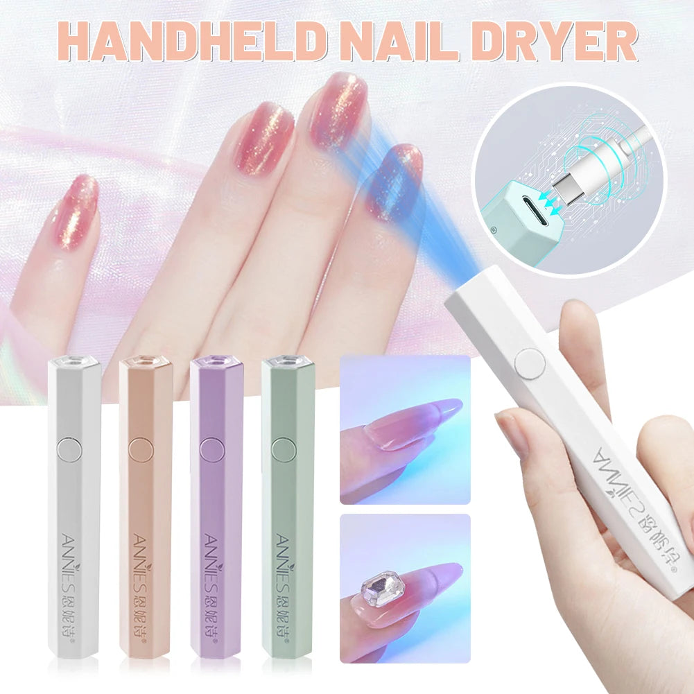 Portable Hand-held Nail Dryer Mini UV Nail