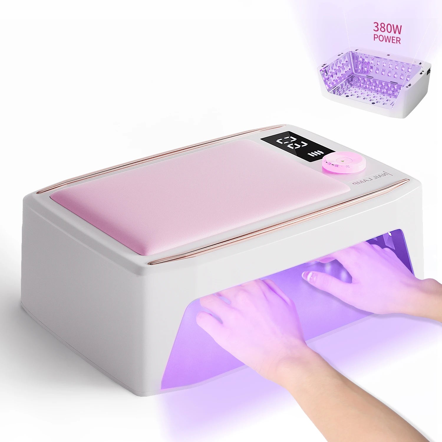 2025 New Powerful Nail Art Lamp Hand Pillow Light