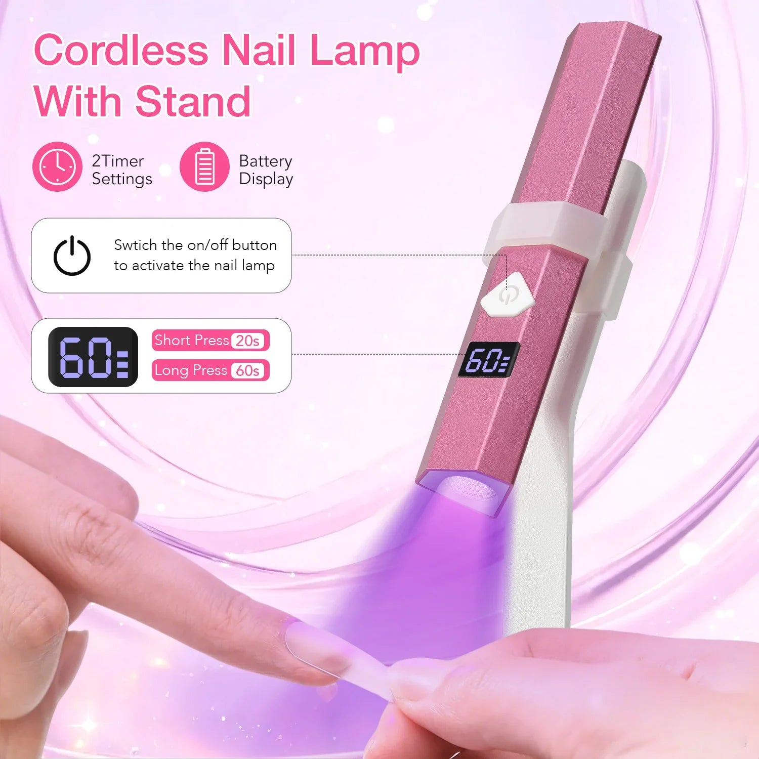 Handheld Nail Lamp Mini UV Lamp