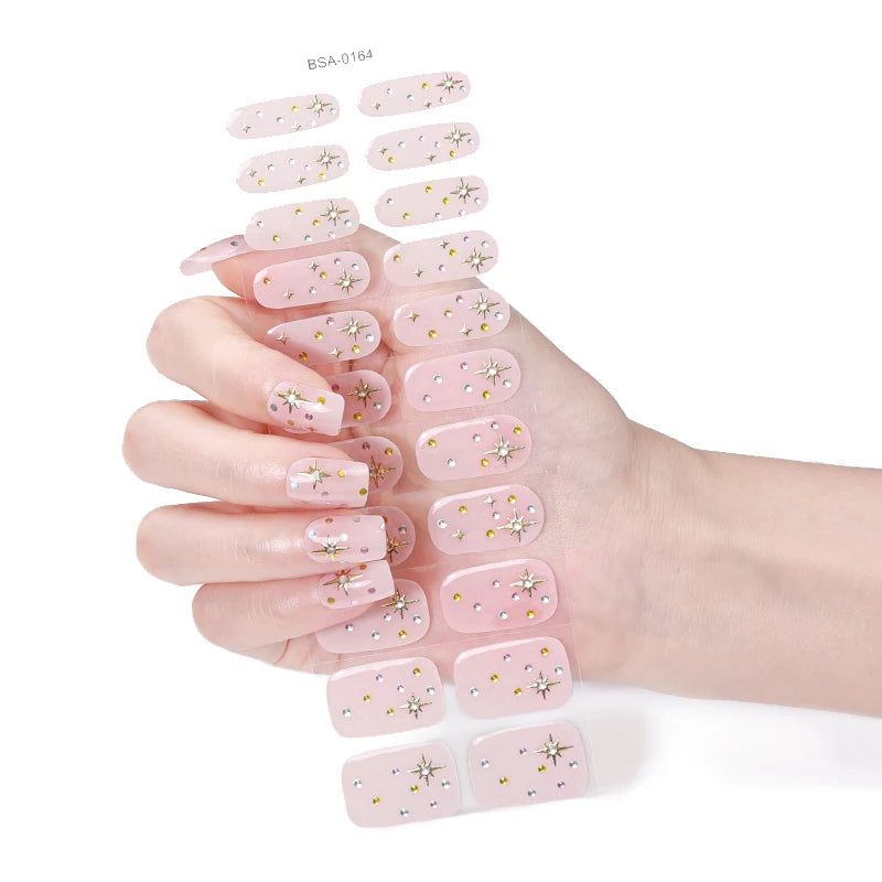 22Tips Glitter UV-Free Gel Nail Sticker