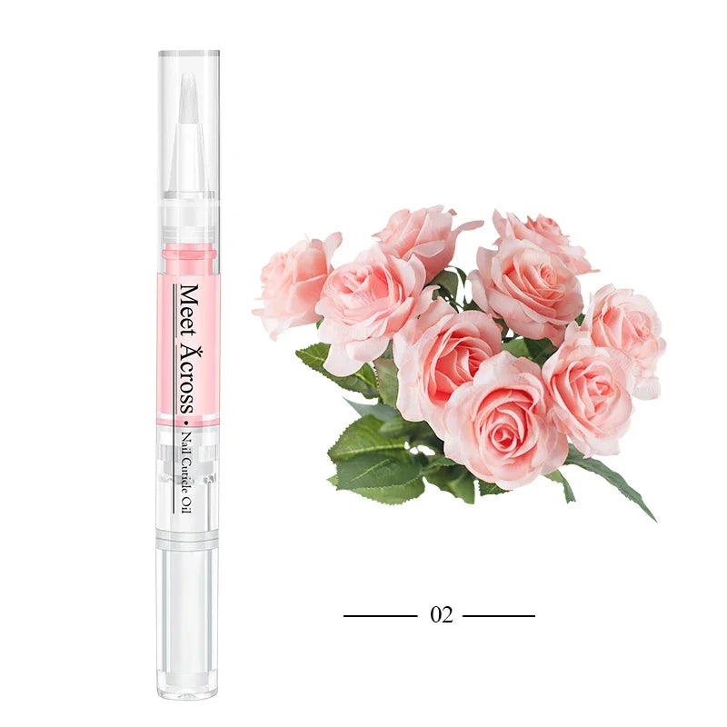 MEET ACROSS Nail Cuticle Oil Pen for Thin Nails