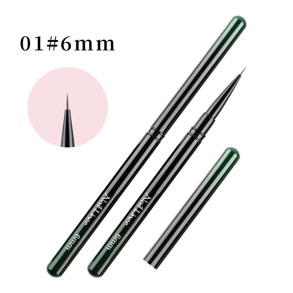 Nails Art Liner Brushes Elongated Lines Striping Drawing Painting