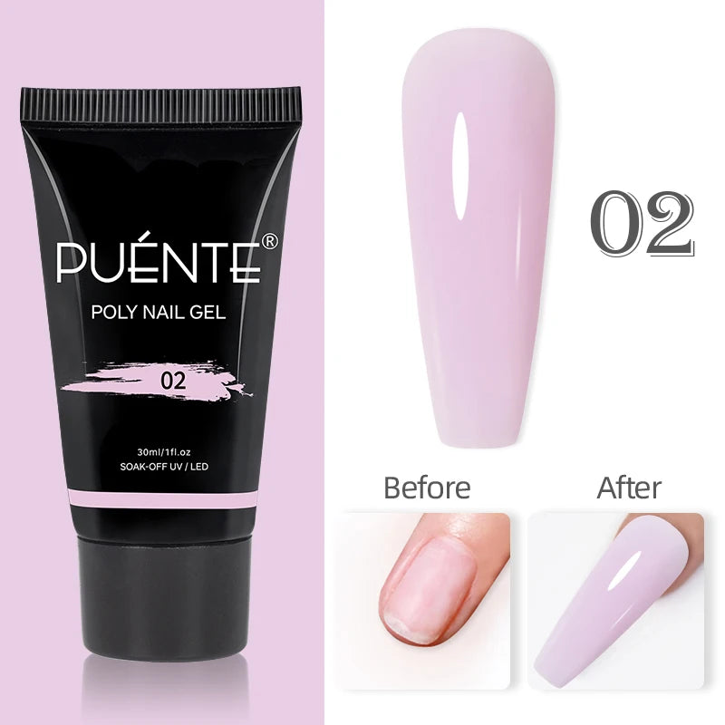 Color Quick-Build Fiberglass Base Gel Nail