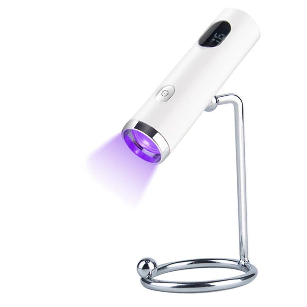 Portable Magnetic Pink UV Nail Lamp