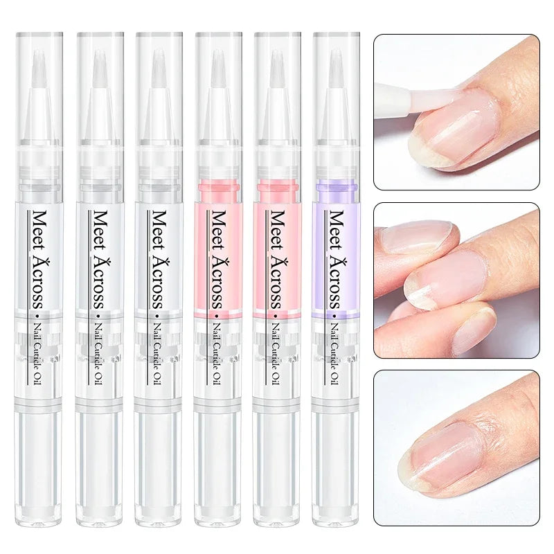MEET ACROSS Nail Cuticle Oil Pen for Thin Nails