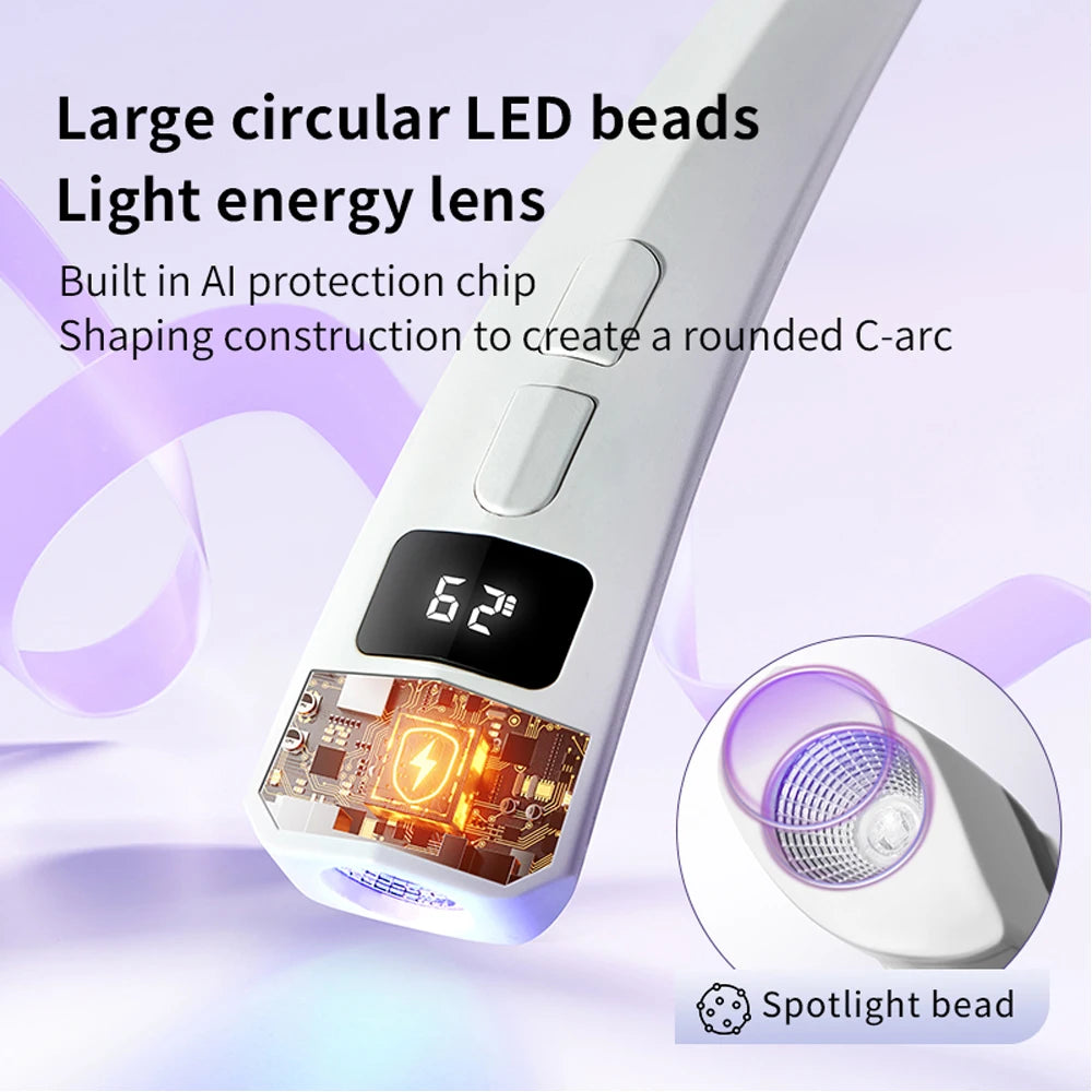 Super Hand Lamp 8W Quick Drying Gel Nail Lamp