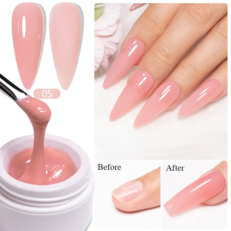 Color Quick-Build Fiberglass Base Gel Nail