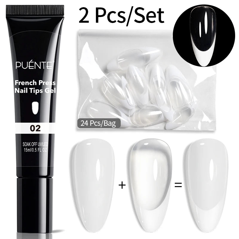 Color Quick-Build Fiberglass Base Gel Nail