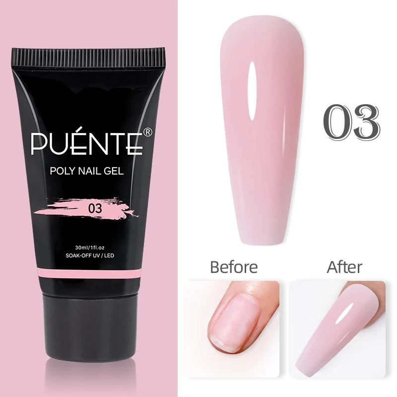 Color Quick-Build Fiberglass Base Gel Nail