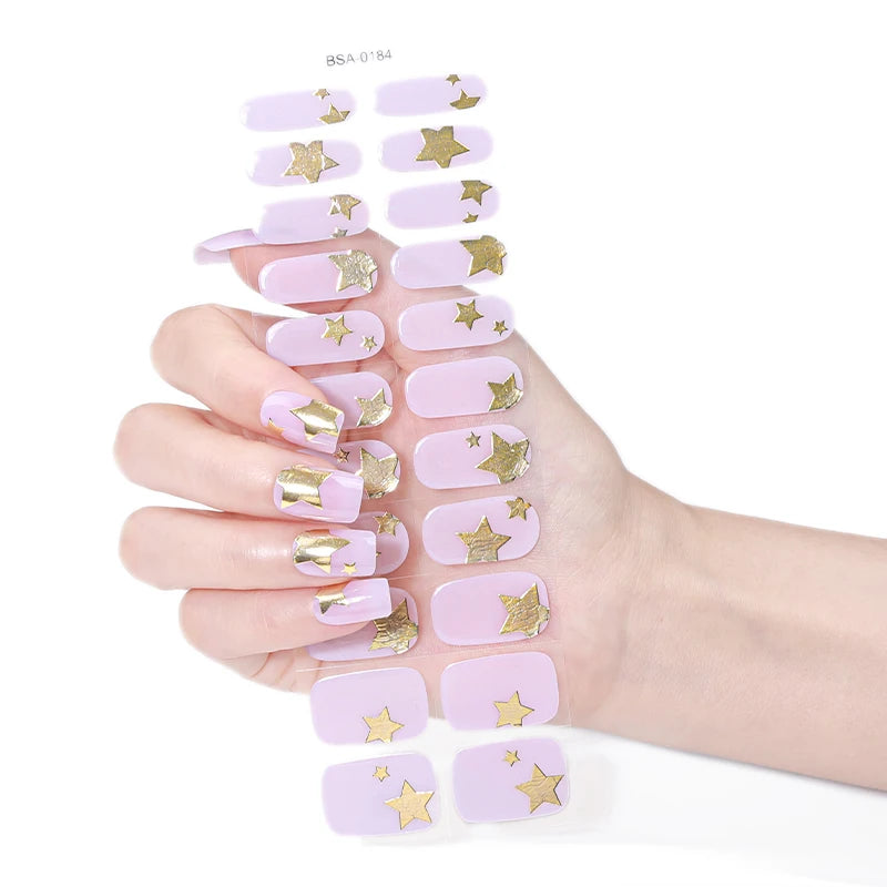 22Tips Glitter UV-Free Gel Nail Sticker