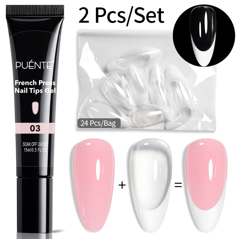 Color Quick-Build Fiberglass Base Gel Nail