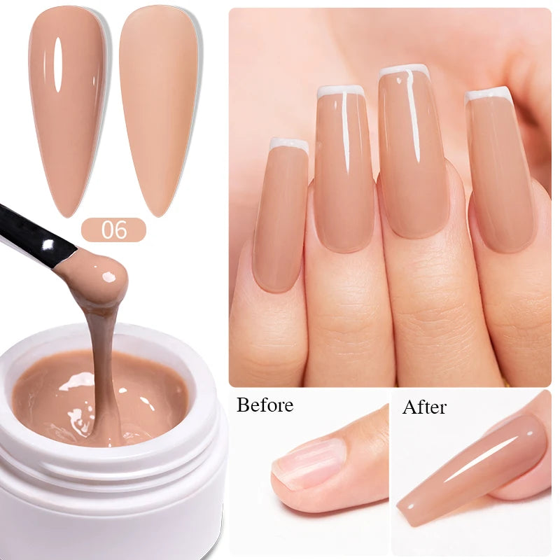 Color Quick-Build Fiberglass Base Gel Nail