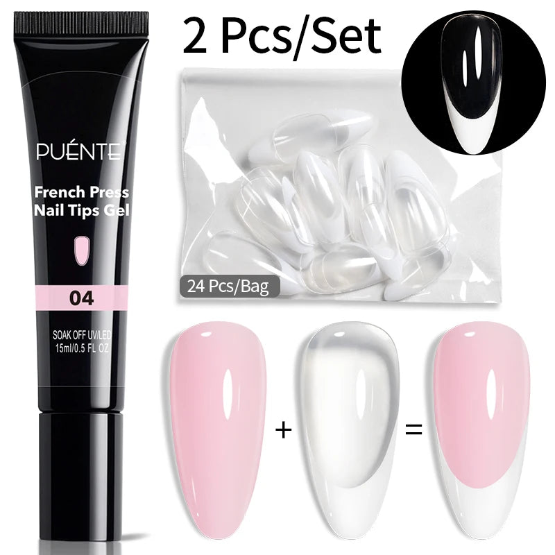 Color Quick-Build Fiberglass Base Gel Nail