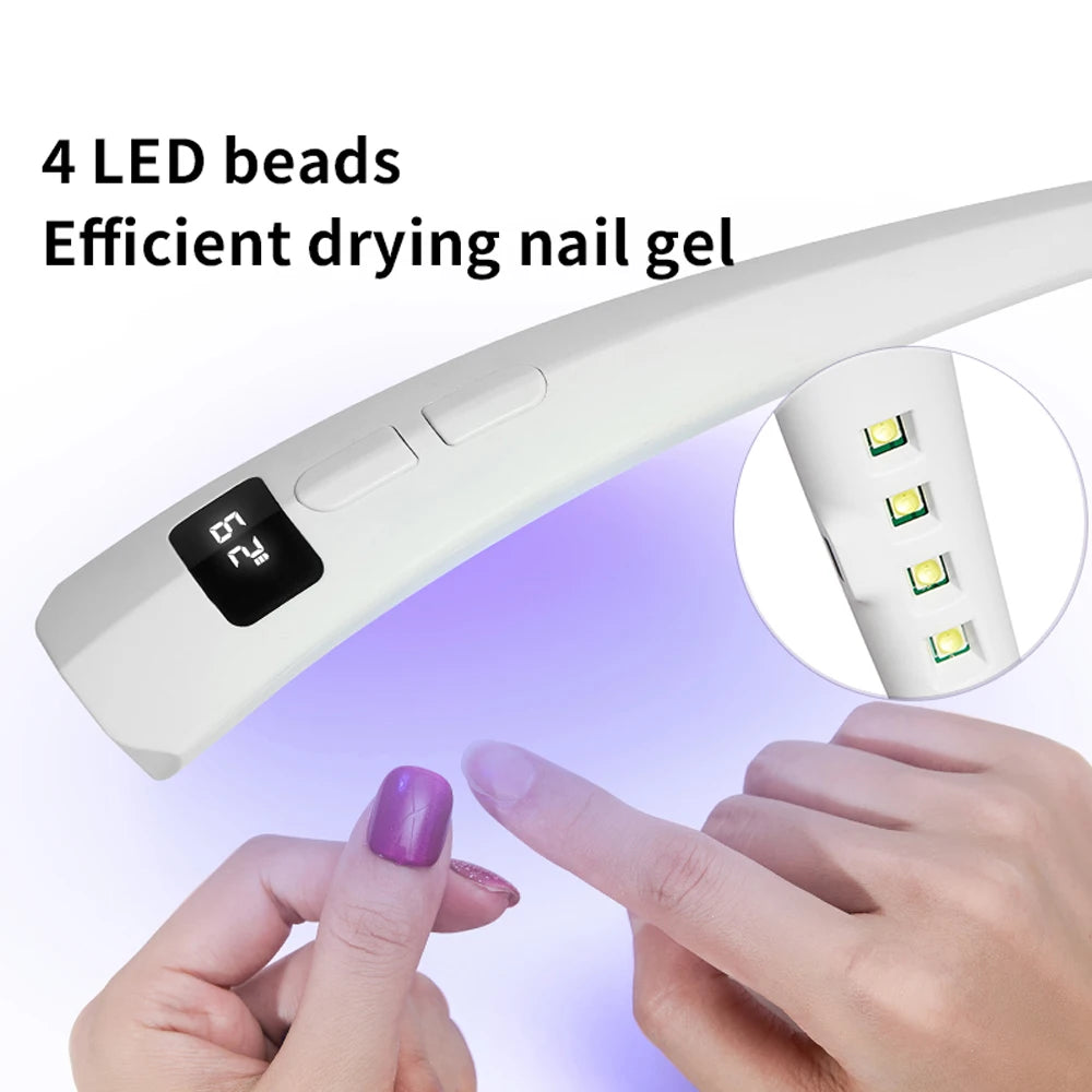 Super Hand Lamp 8W Quick Drying Gel Nail Lamp