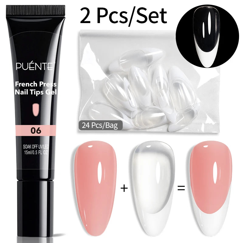 Color Quick-Build Fiberglass Base Gel Nail