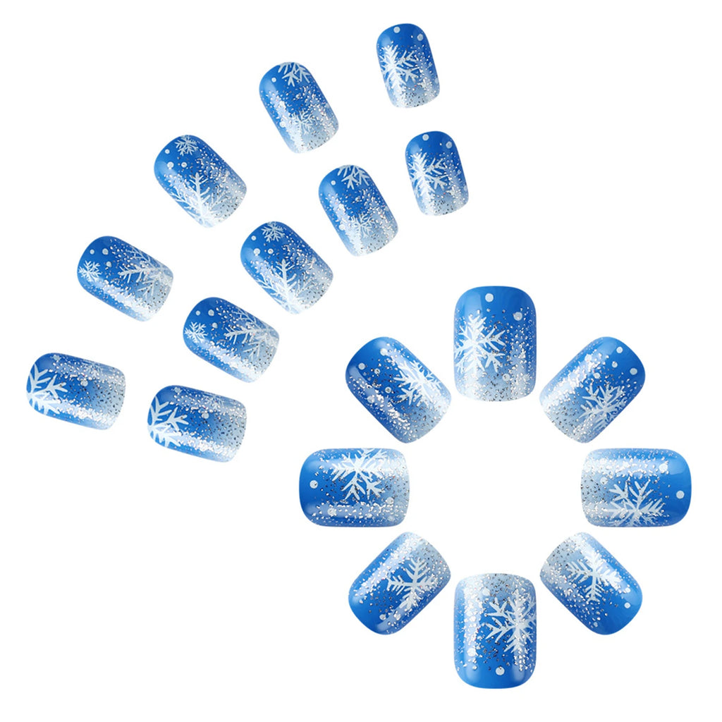 24pcs Merry Christmas Press On Nails