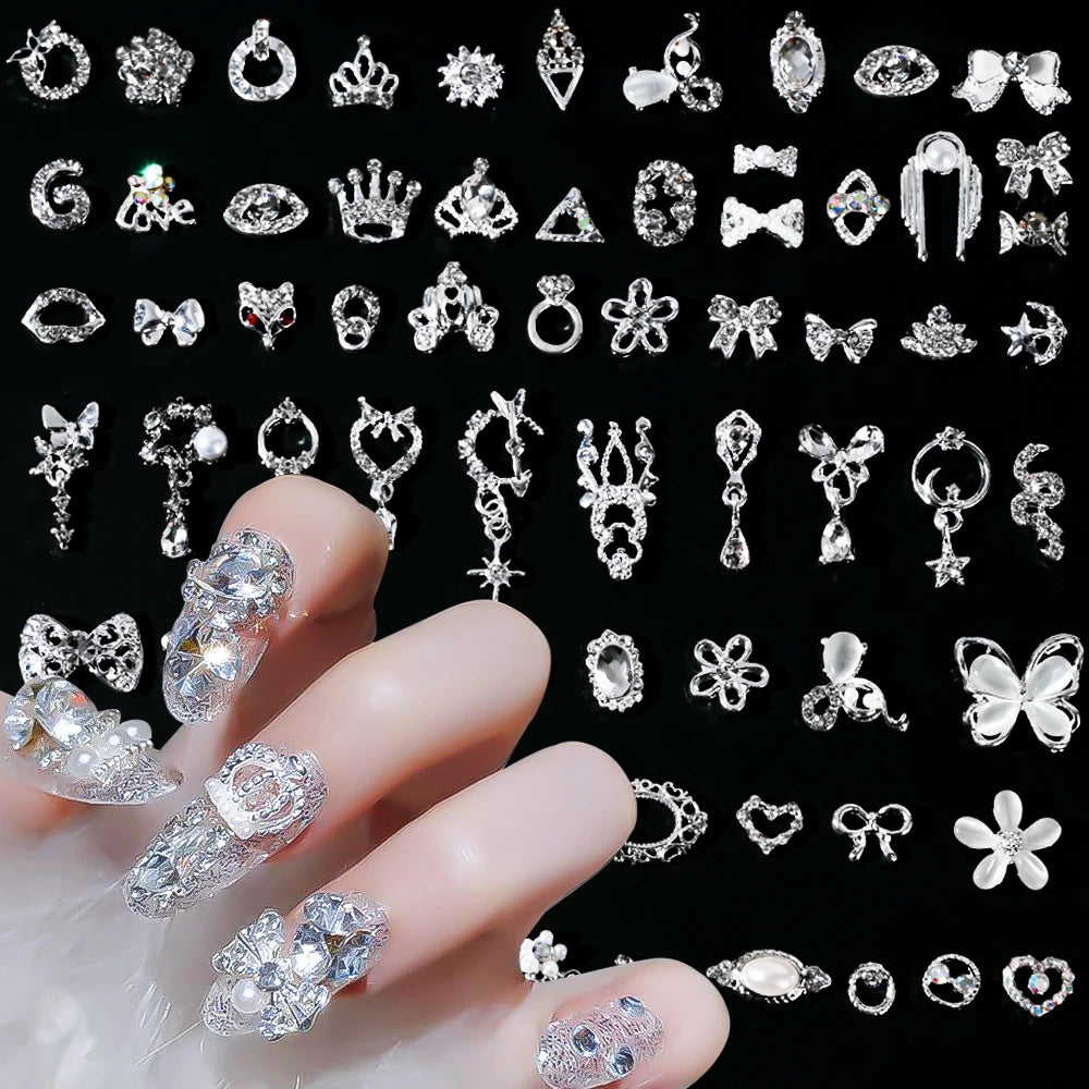 50Pcs 3D Mixed Random Luxury Nail