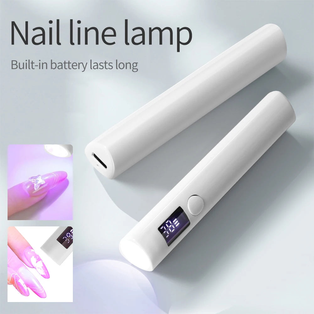Mini Nail Dryer Lamp With Battery UV LED Nail
