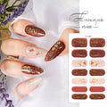 14 Strips Semi Cured Gel Nail Stickers