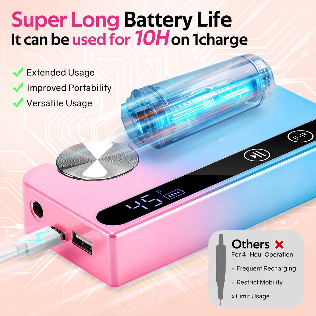 45000RPM Nail Drill Machine