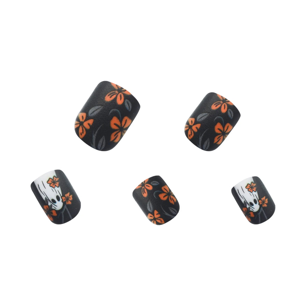 24pcsShort Square Matte Press On Nails