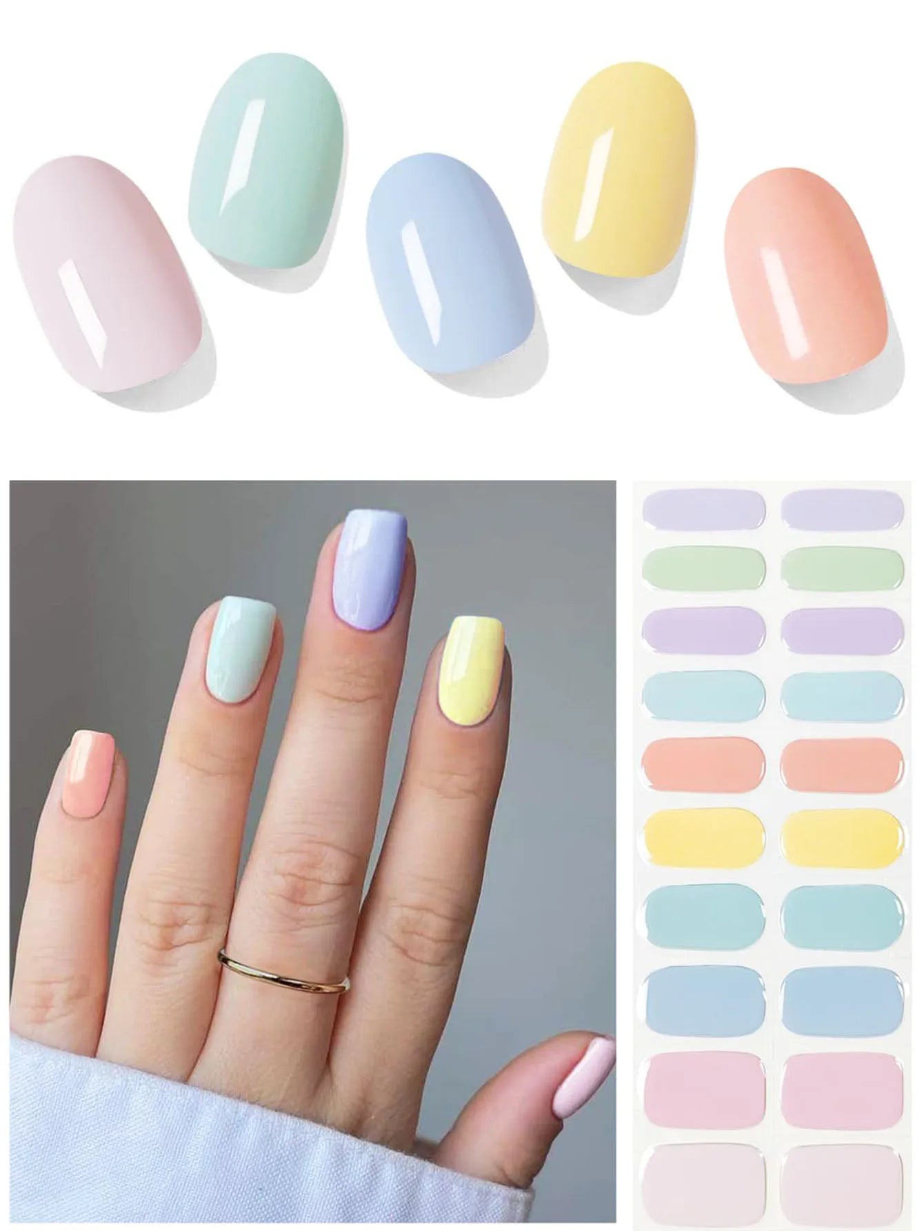 Semi Cured Gel Nail Strips