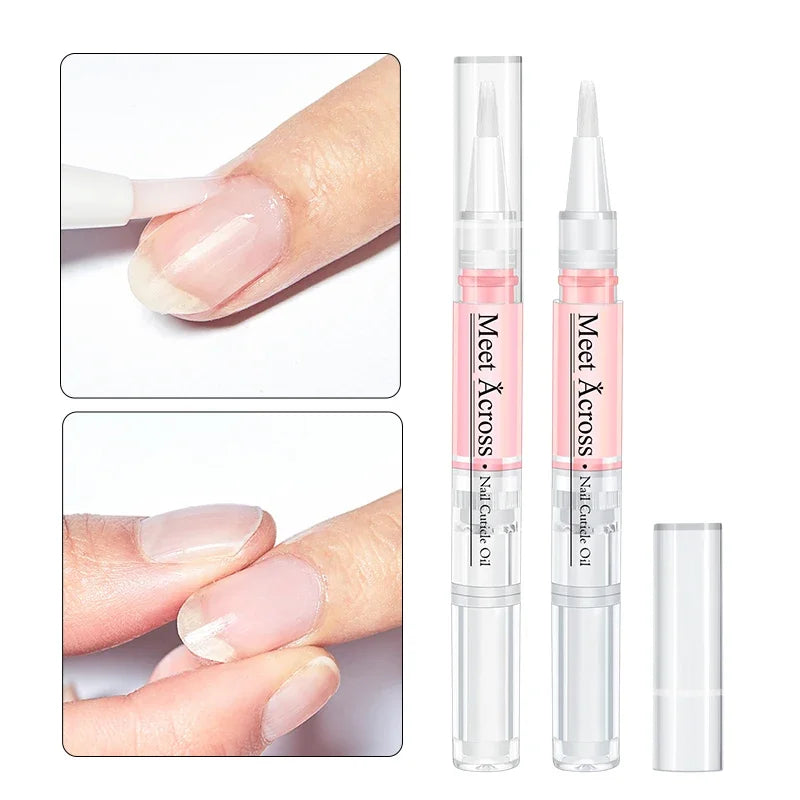 MEET ACROSS Nail Cuticle Oil Pen for Thin Nails