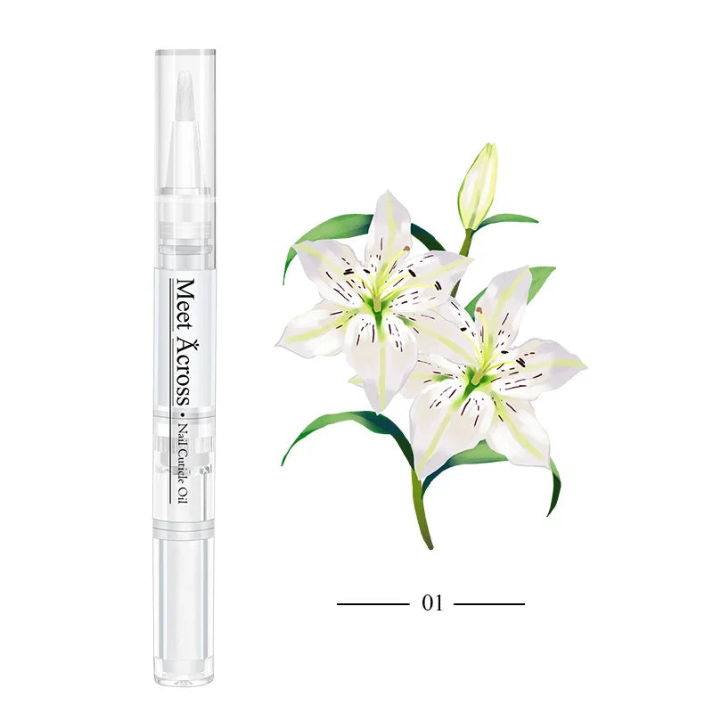 MEET ACROSS Nail Cuticle Oil Pen for Thin Nails