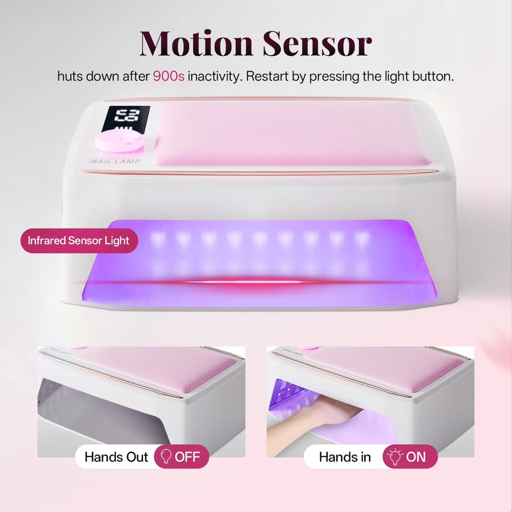 2025 New Powerful Nail Art Lamp Hand Pillow Light