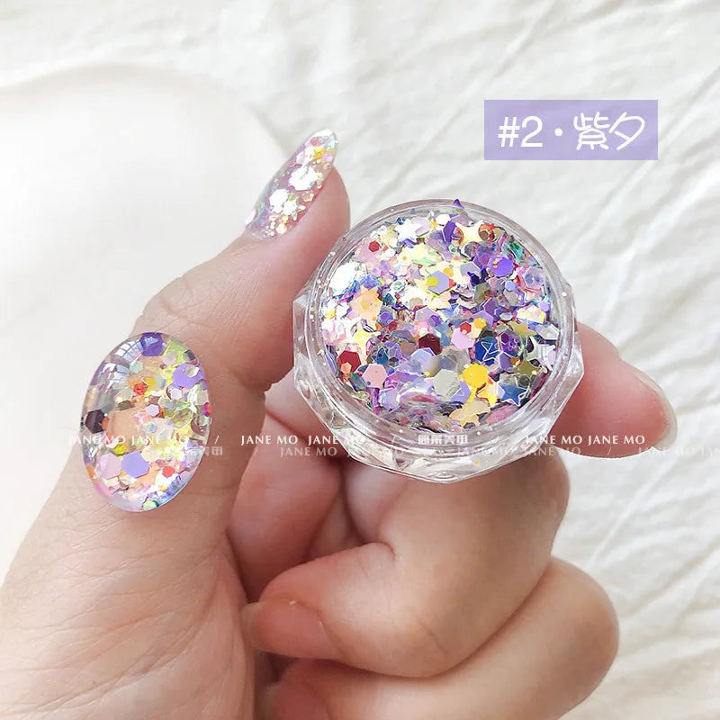 1Box Chameleon Nail Flakes Net2-3g