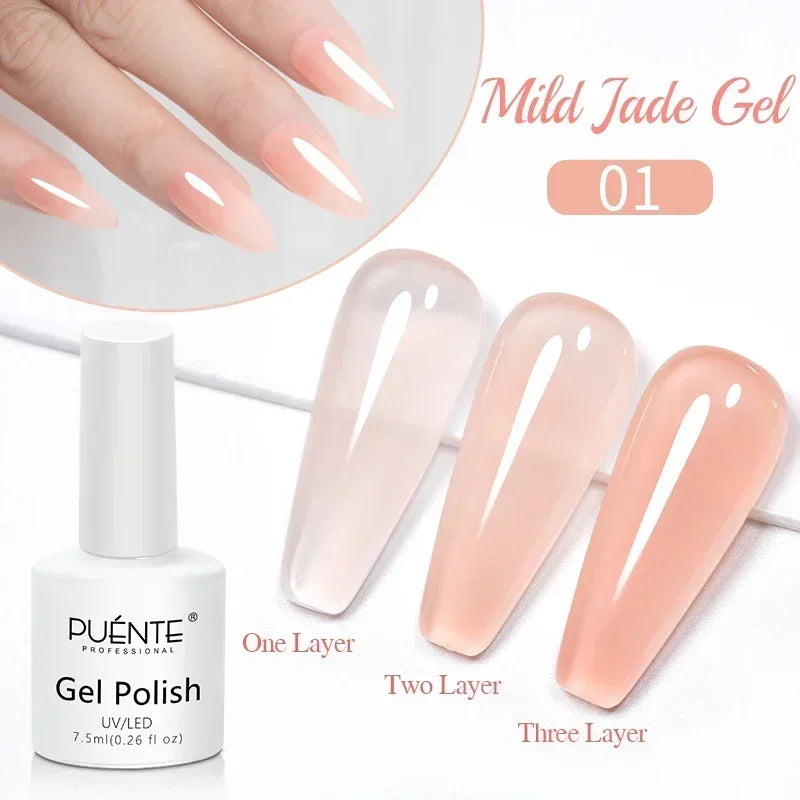 Color Quick-Build Fiberglass Base Gel Nail