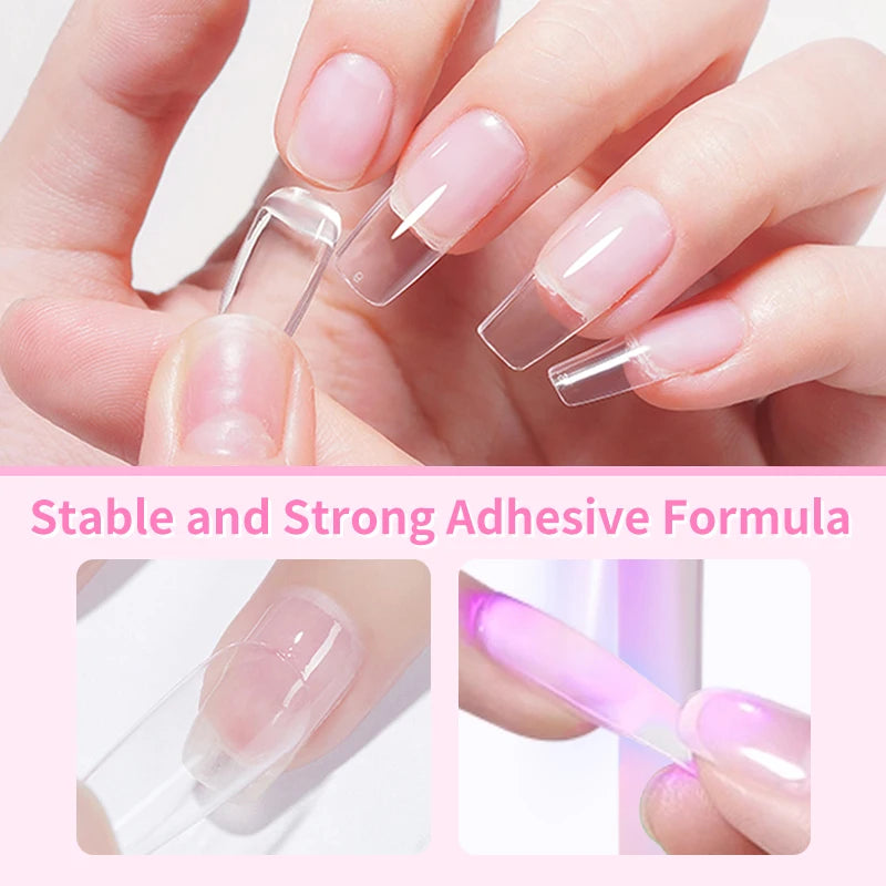 6 IN 1 Nail Glue Gel for Acrylic Nails