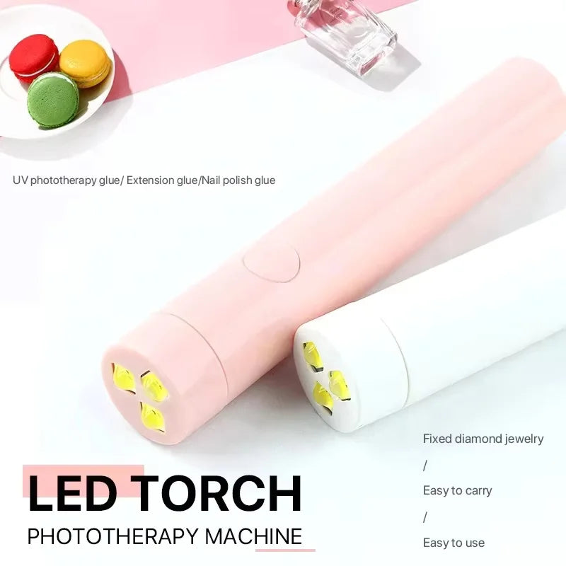 New style mini battery storage nail lamp