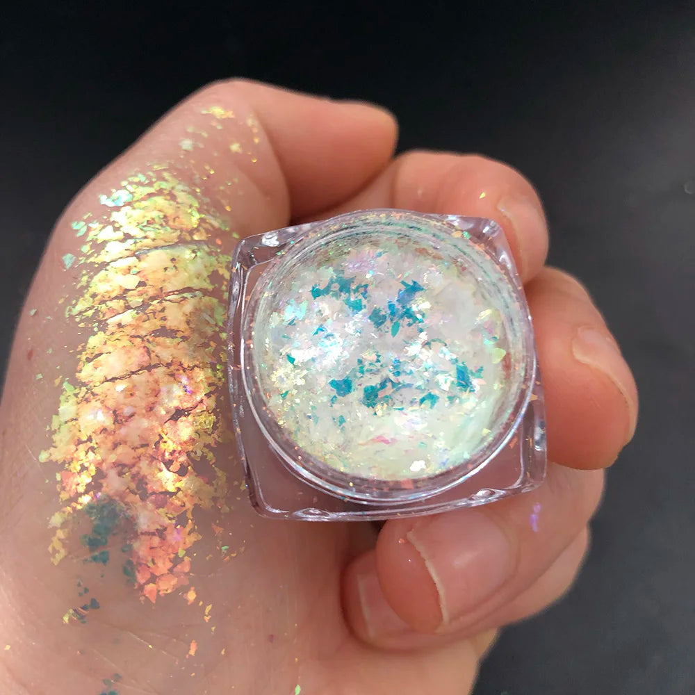 1Box Chameleon Nail Flakes Net2-3g