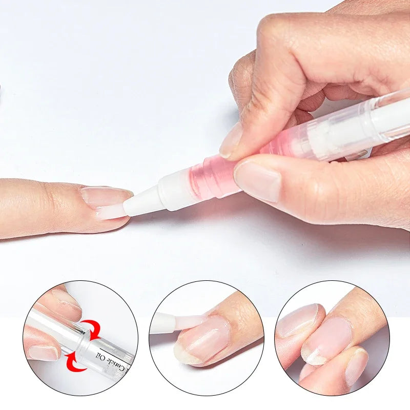 MEET ACROSS Nail Cuticle Oil Pen for Thin Nails