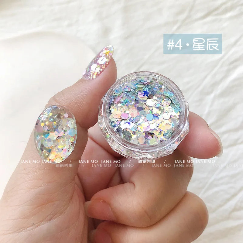 1Box Chameleon Nail Flakes Net2-3g