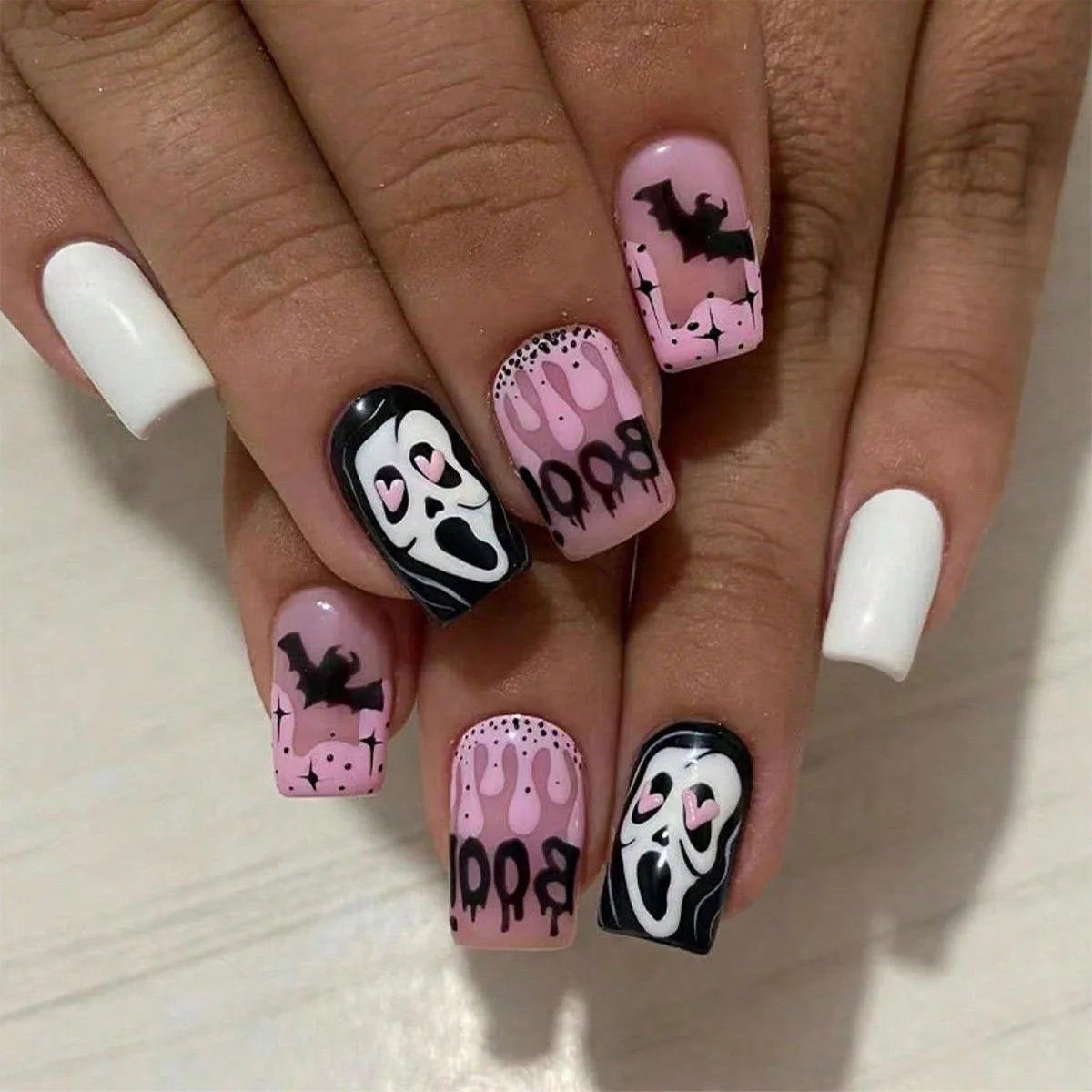24pcsHalloween False Nails