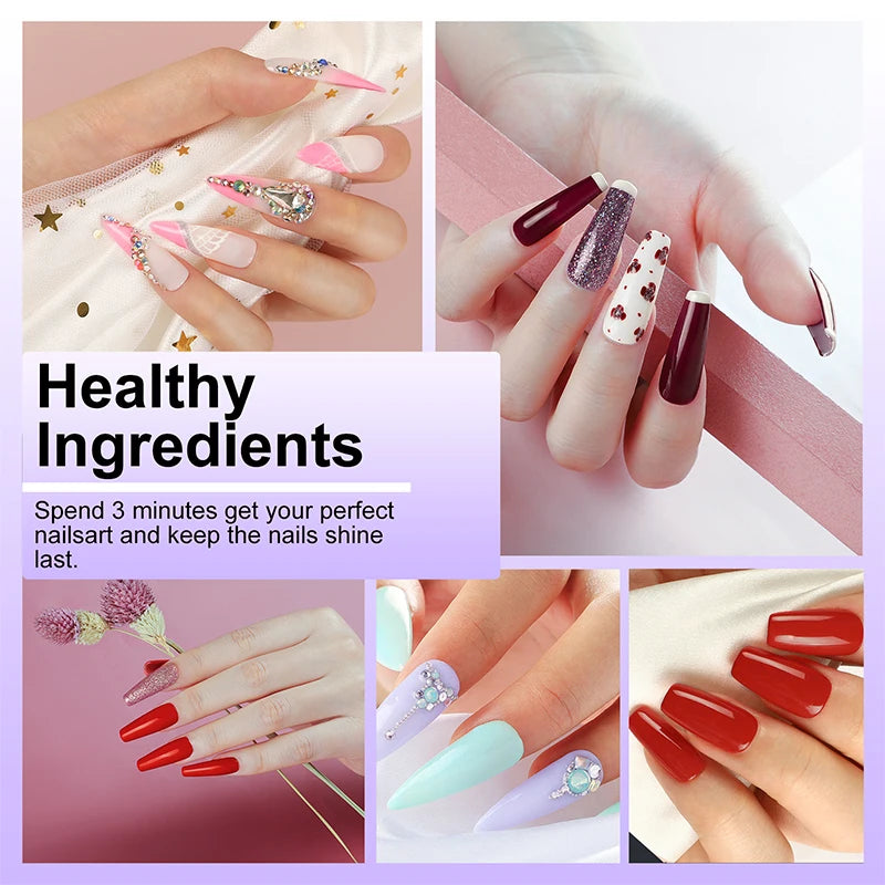 Gel Nail Polish Kit With LED Nail stove Nail