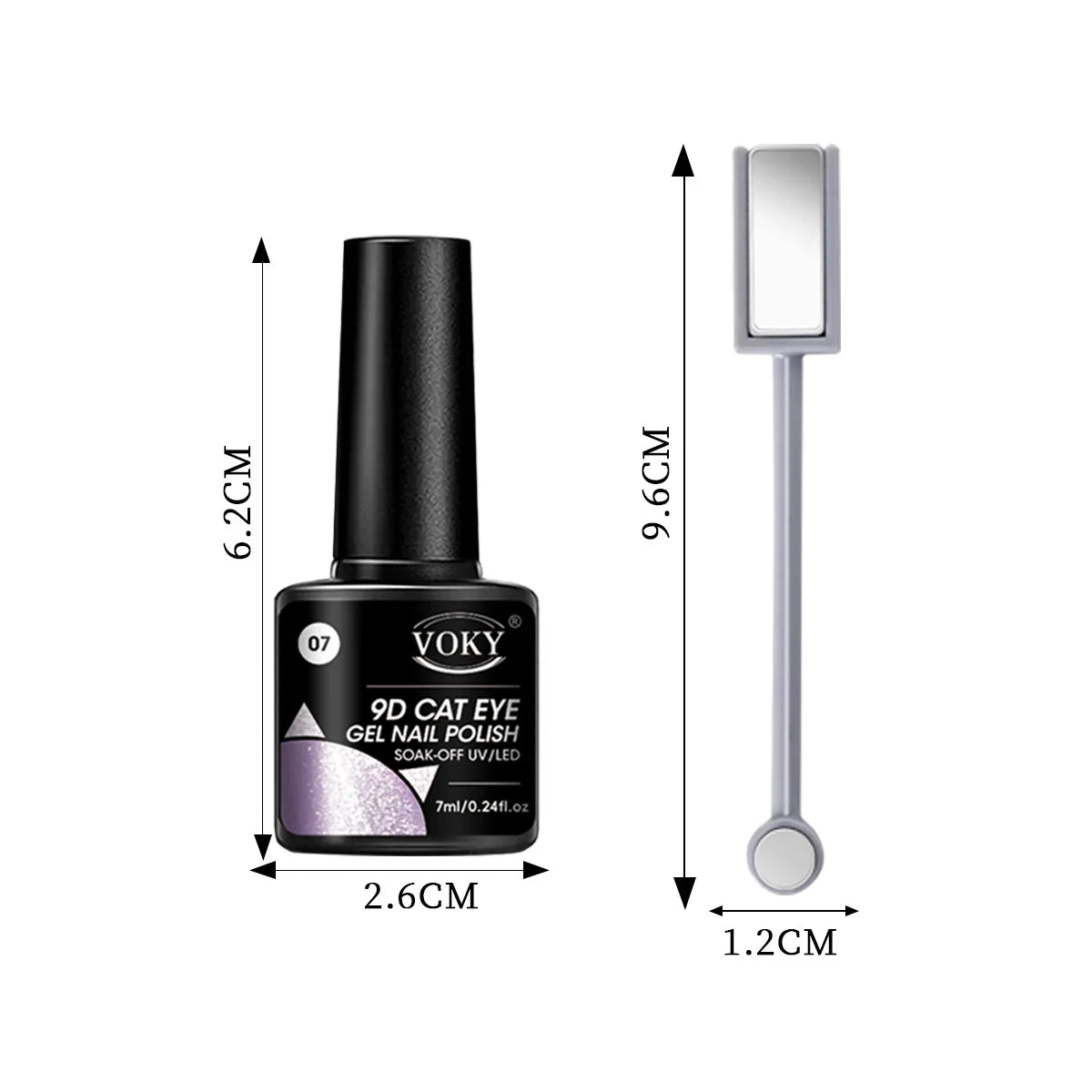 6PCS Long-lasting Magic Magnetic Cat-Eye Nail Gel Set
