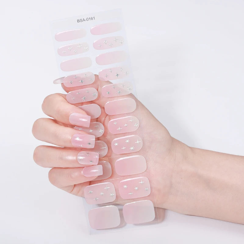 22Tips Glitter UV-Free Gel Nail Sticker