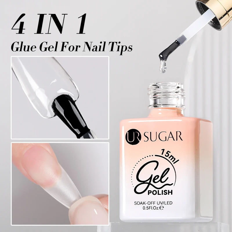 UR SUGAR 15ml 4 IN 1 Glue Gel For Nail