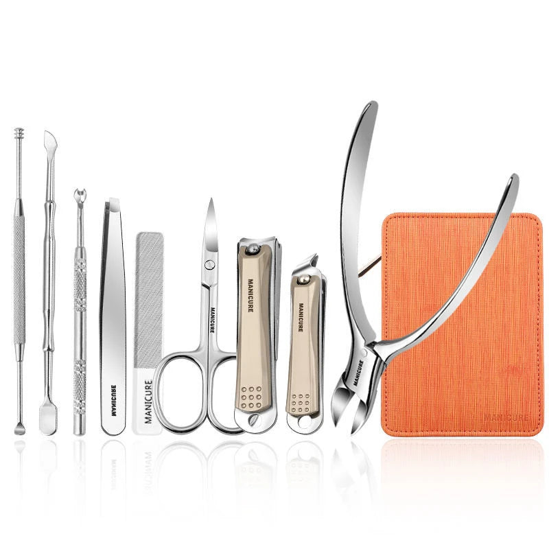 Manicure Set Professional 9 in 1 Nail Clippers Set
