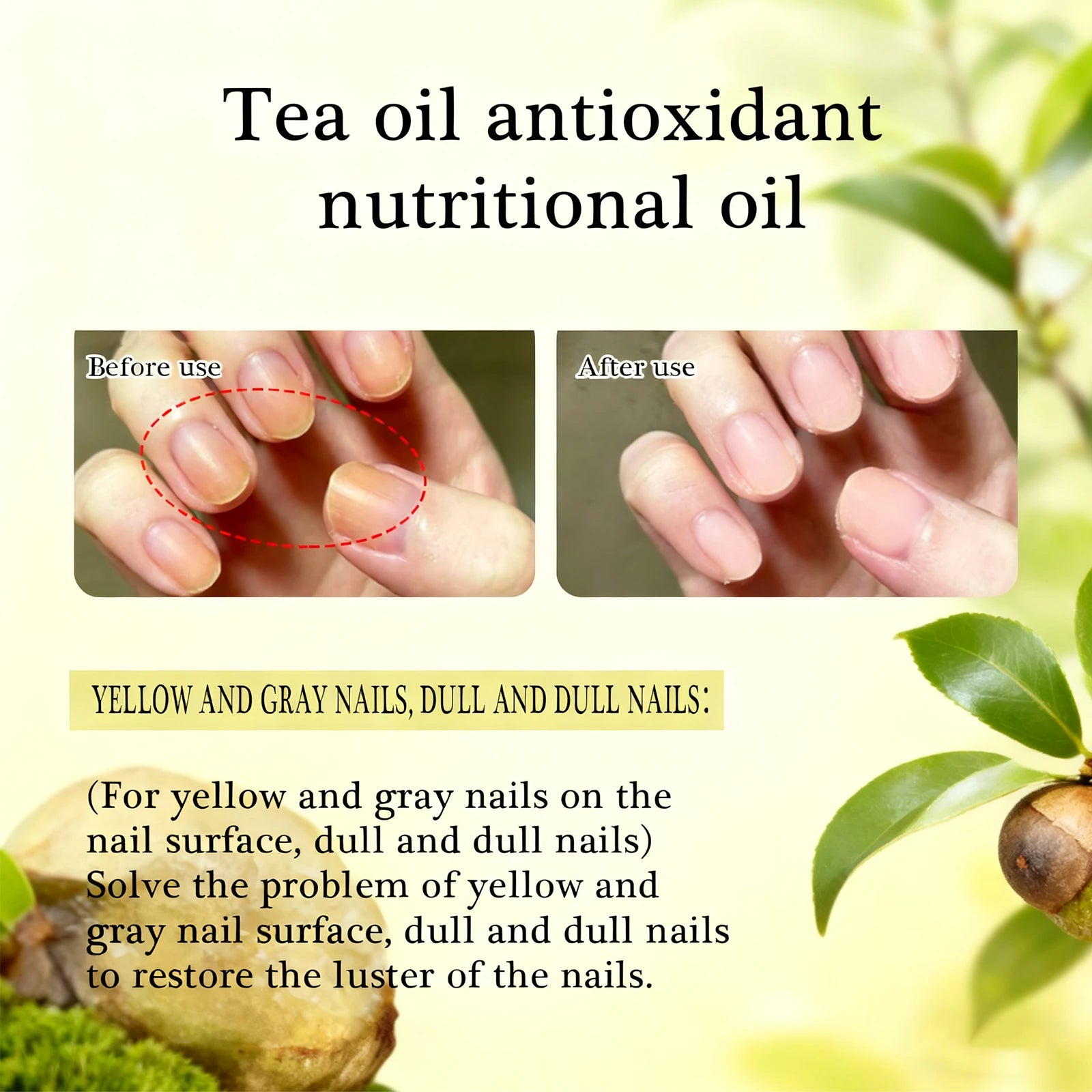Nail Tea Oil Antioxidant Nutritional Oil
