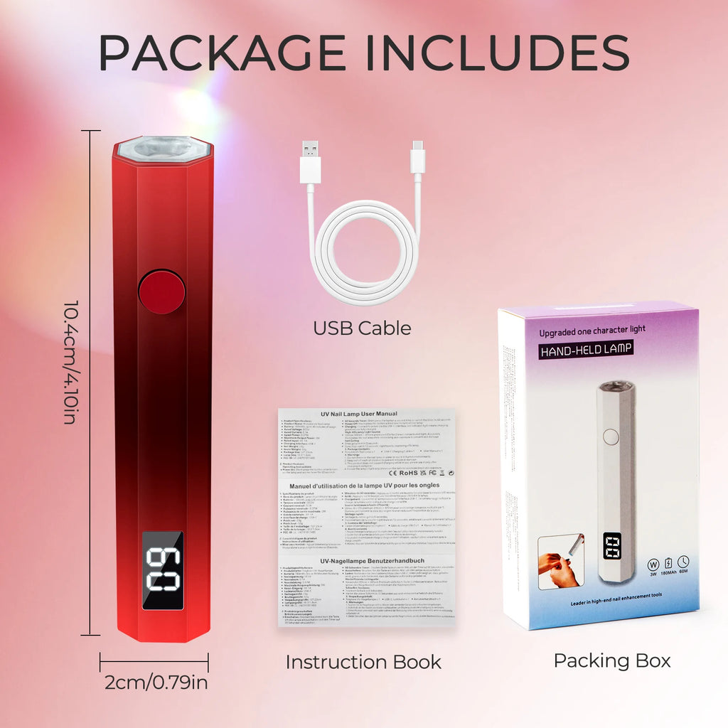 Mini UV Light Cure Nails Lamp for Gel Nails LED