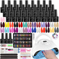 Gel Nail Polish Kit With LED Nail