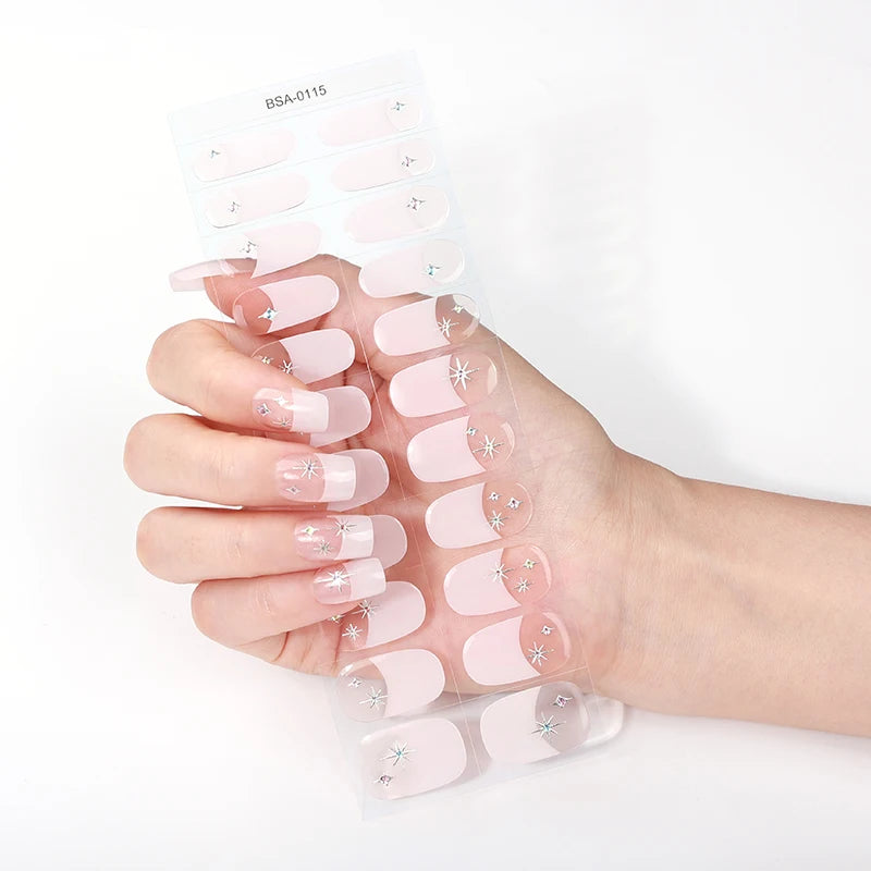 22Tips Glitter UV-Free Gel Nail Sticker