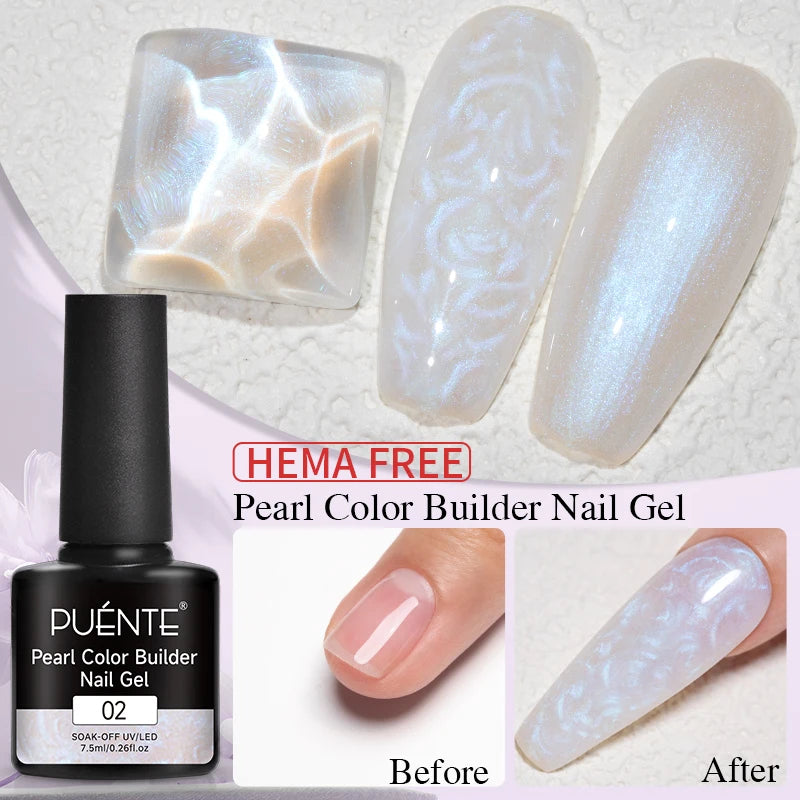 Color Quick-Build Fiberglass Base Gel Nail