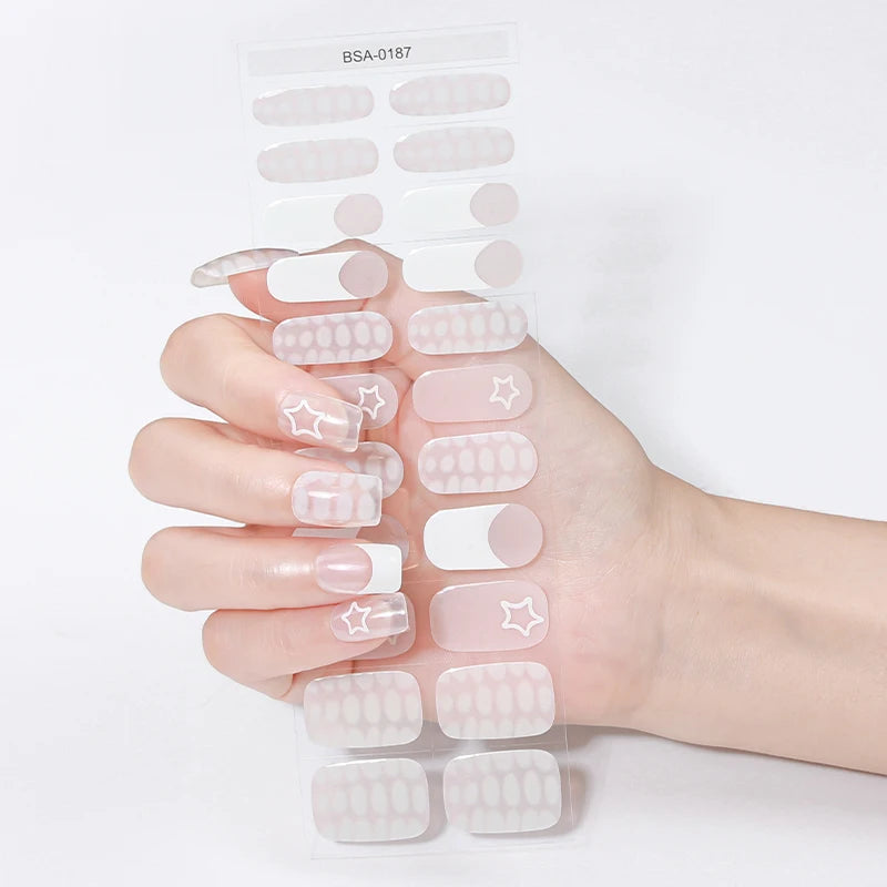 22Tips Glitter UV-Free Gel Nail Sticker