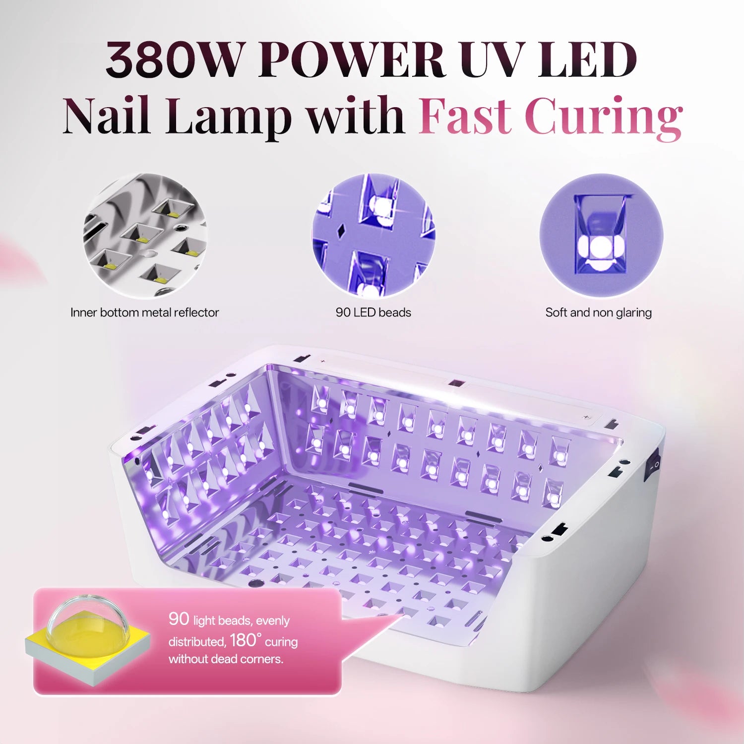 2025 New Powerful Nail Art Lamp Hand Pillow Light